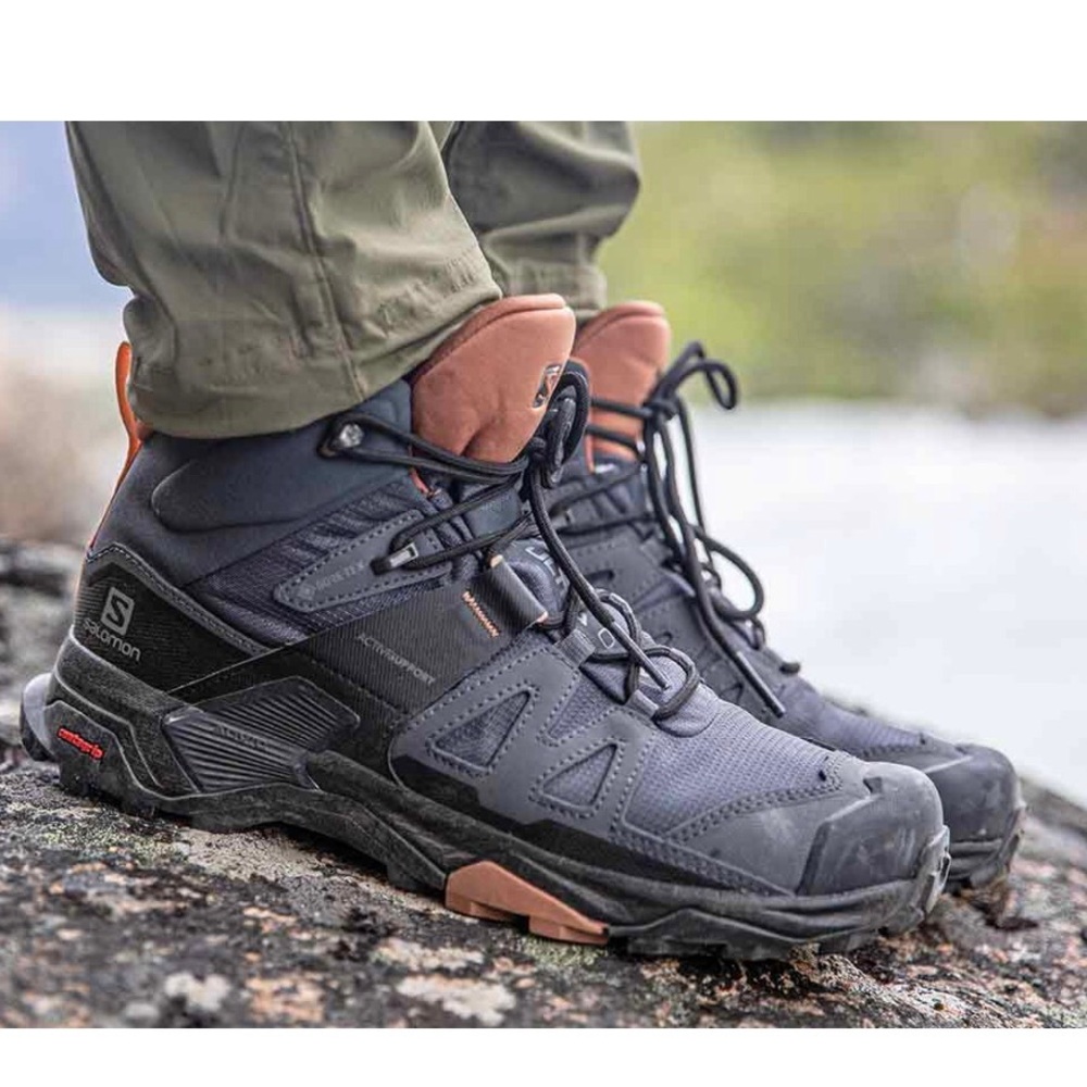 NEW Salomon X Ultra 4 Mid GTX Gore Tex WP Women Hiking Boots Grey new